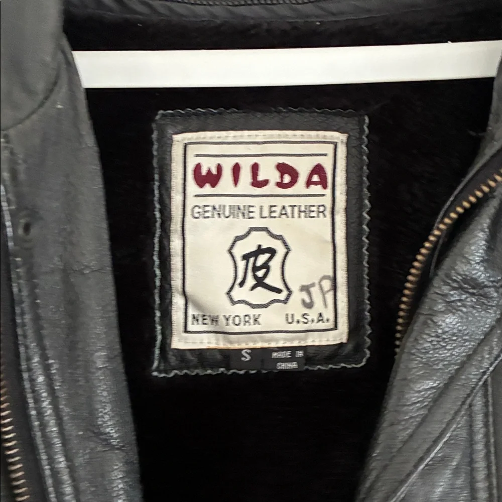 🆕 New Listing! Vintage Wilda Men's Classic Black Bomber Jacket SZ S